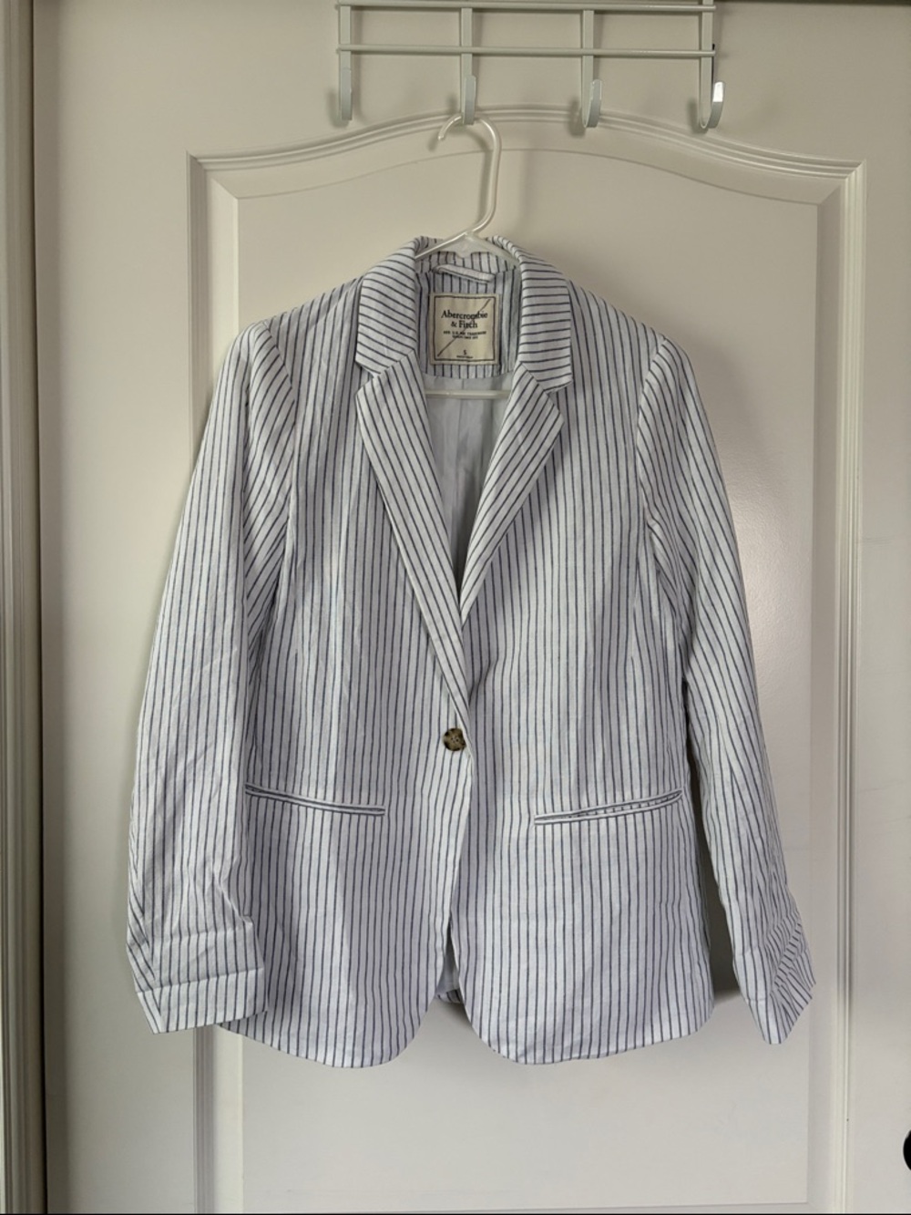 Pin striped blazer